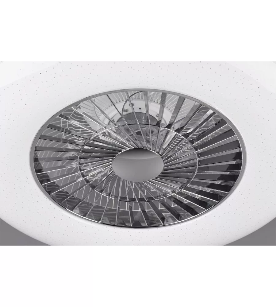 Ventilatore da soffitto "visby" con led incluso Ø60 cm, 40w